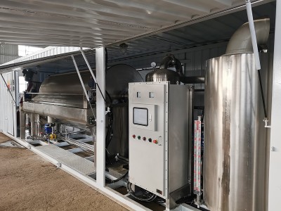 מסנן אבק תוף סיבובי מראש מסוג GF